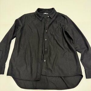 Kate spade Saturday black wool button down size S